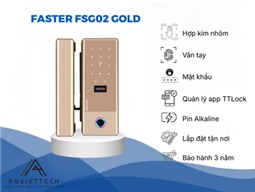 Khóa Thông Minh Cửa Kính Cường Lực Faster FSG02 GOLD